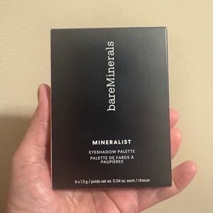 bareMinerals Mineralist Eyeshadow Palette in WARMTH Brand New Never Used.